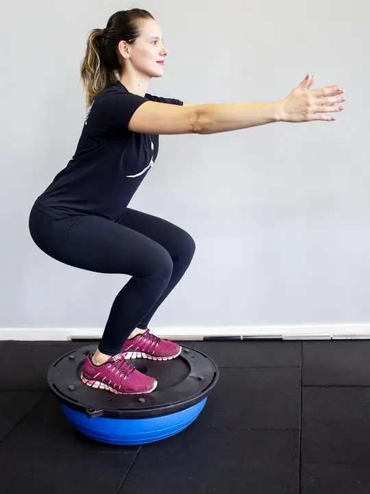 Treino funcional com Bosu